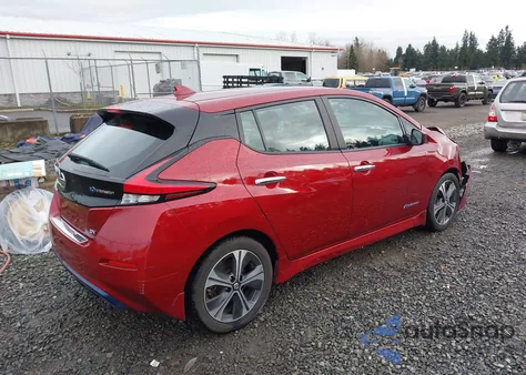 2018 Nissan Leaf Sv из США, поврежденный, VIN 1N4AZ1CPXJC306640